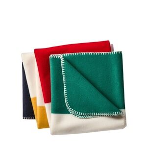 Striped Fleece Blanket - Multicolor